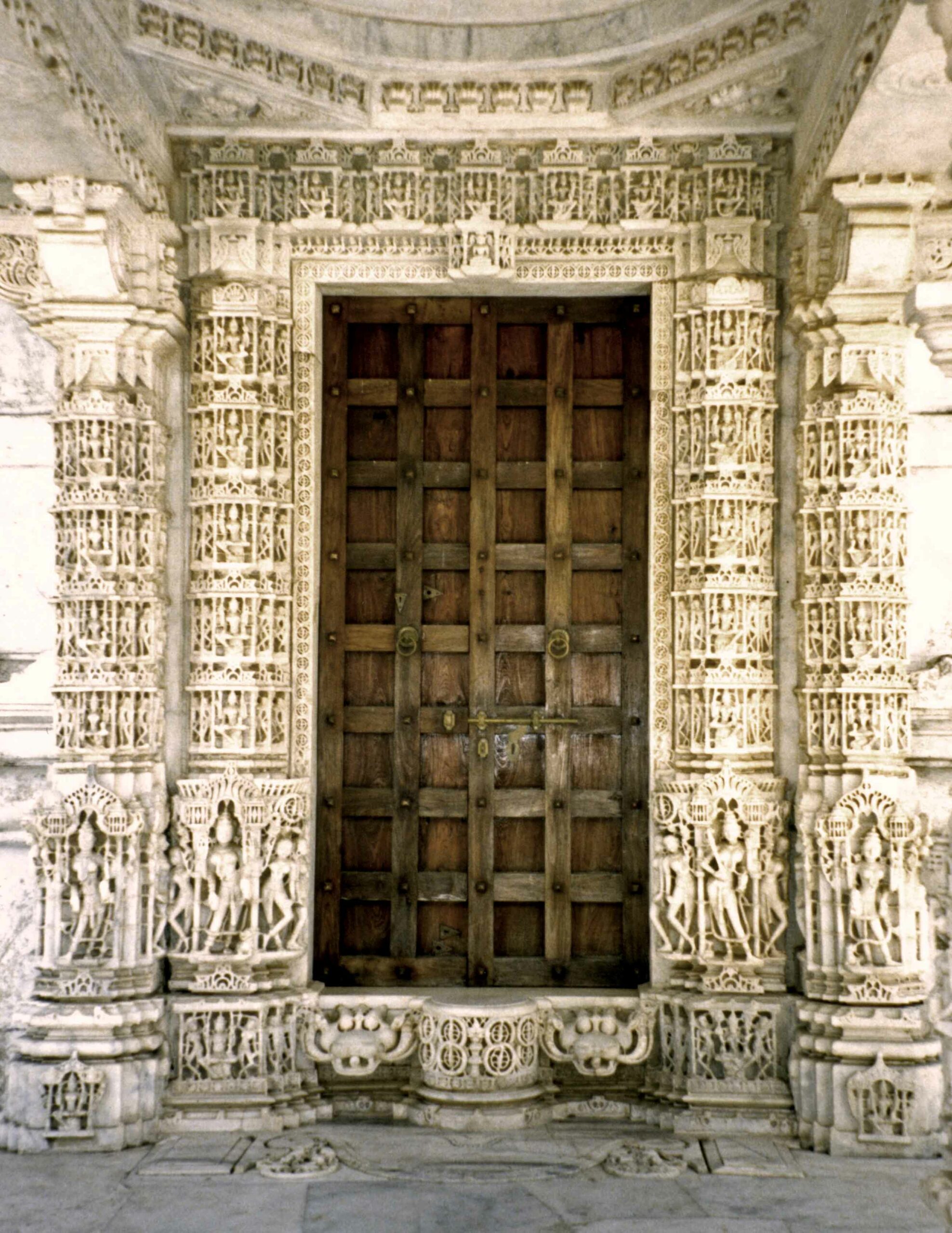 Doorway detail Dilwara Jain Temple Mount Abu