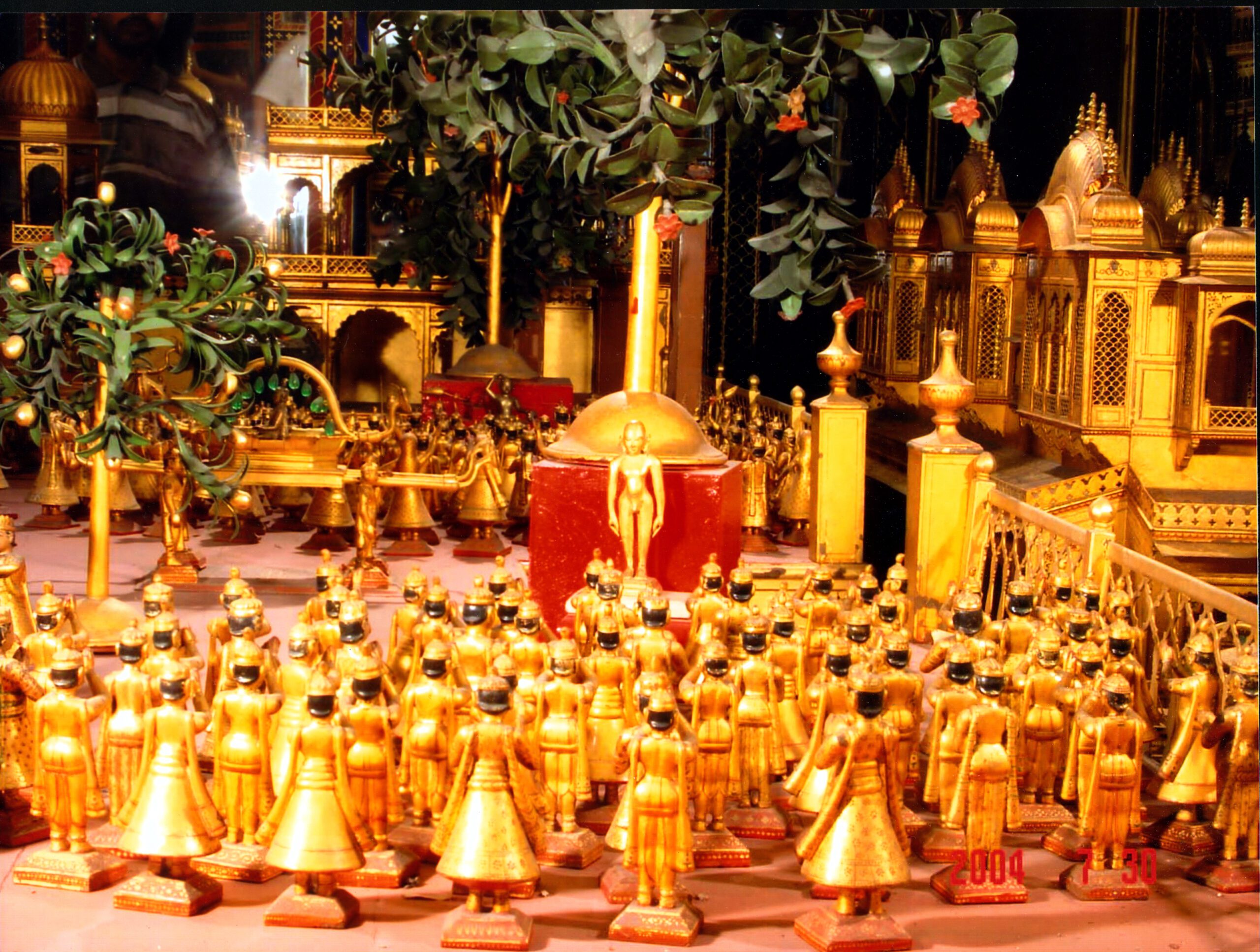 Lord Rishabhdev in meditation at Ajmer Jain Temple