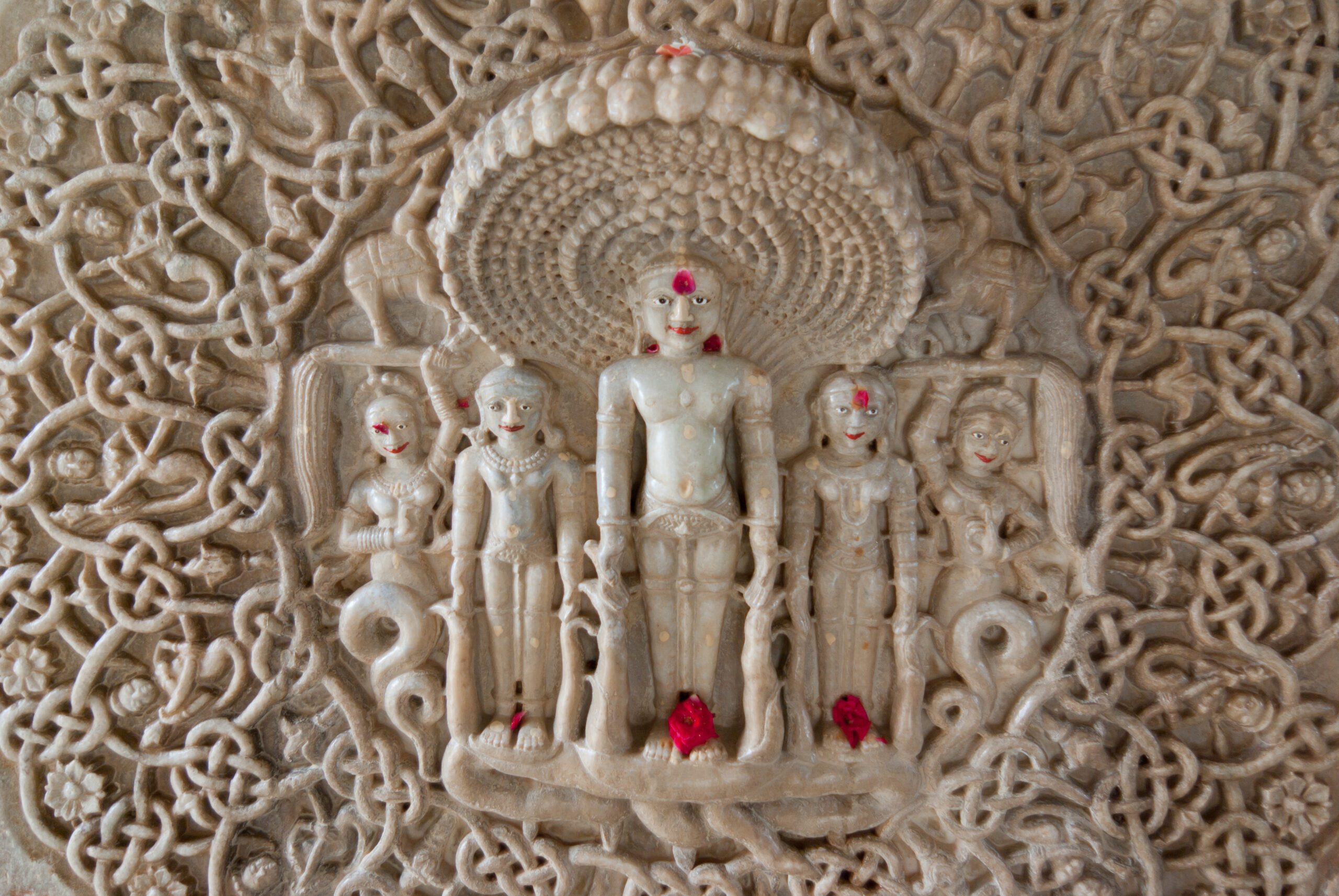 Parshvanatha with 1008 serpent head at Rankpur Jain Temple