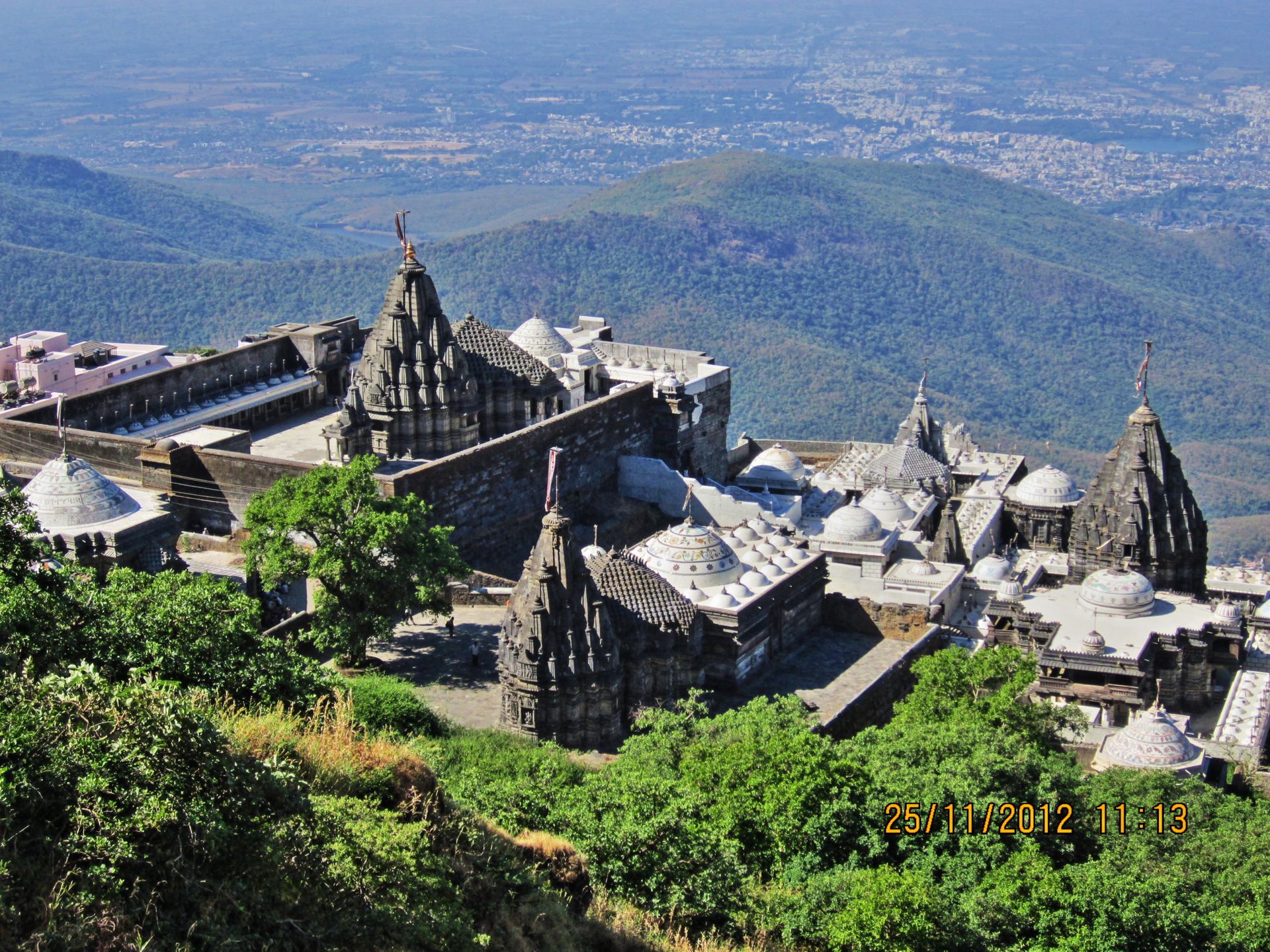 Jain temples on Girnar mountain