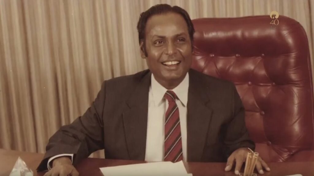 Dhirubhai Ambani father of Mukesh Ambani