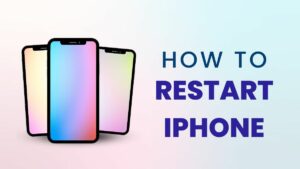 Restart iphone