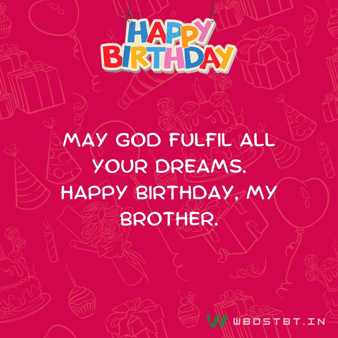 Birthday greetings for Brother