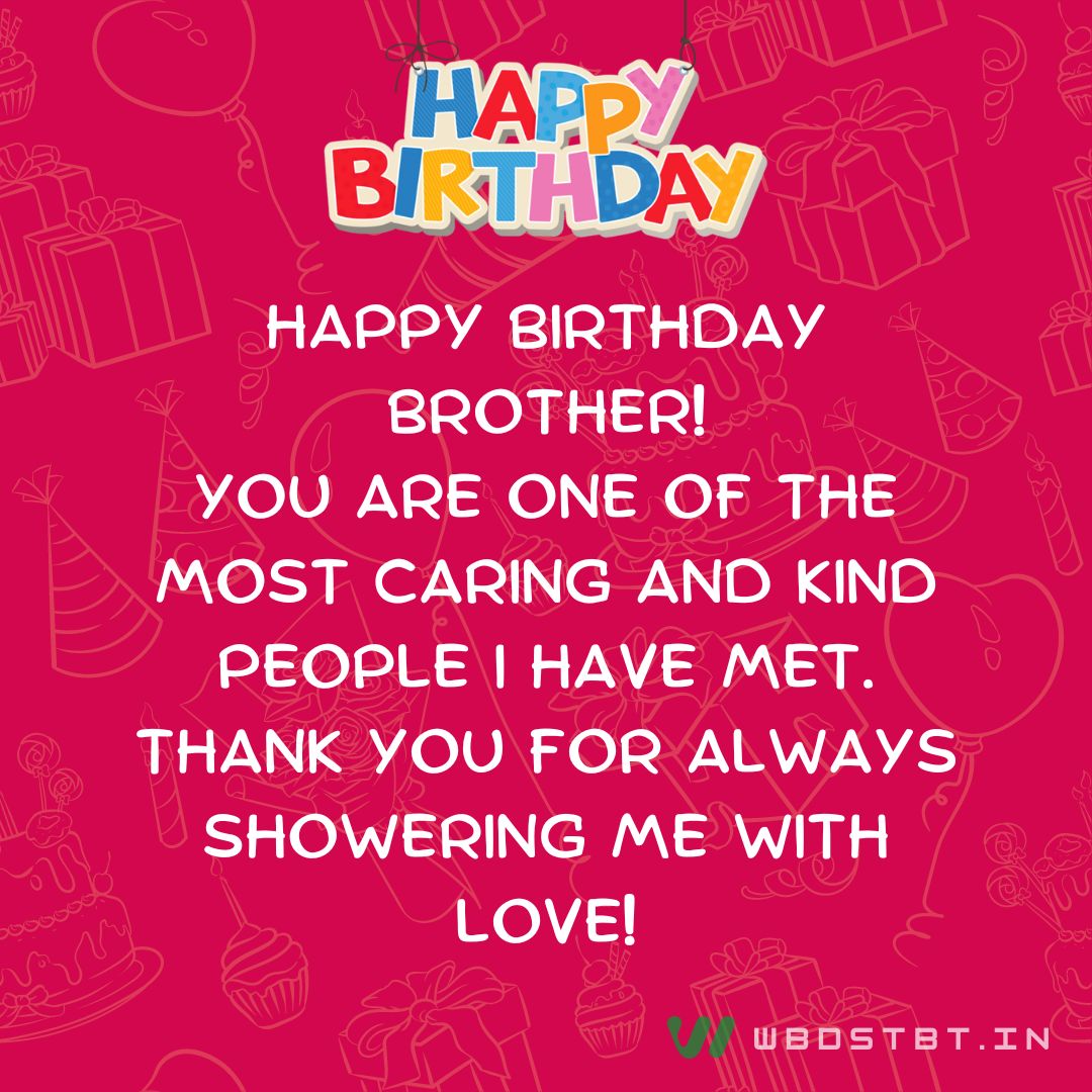 Birthday greetings for Brother