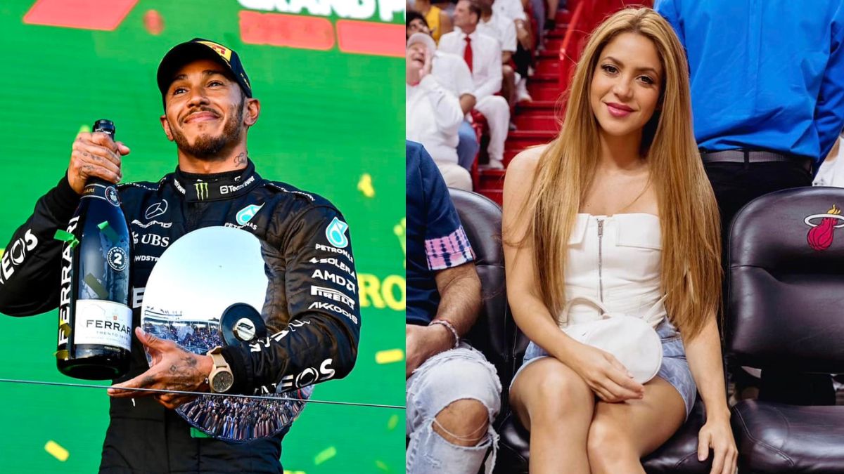 Is love brewing between Shakira and Lewis Hamilton